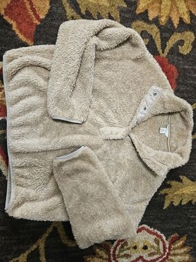 H&M Cream Sherpa Fleece Jacket